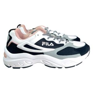 FILA Recollector Womens Size 11 Black White Running Sneaker NWT